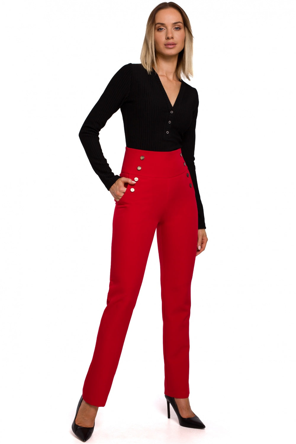 Red Women trousers