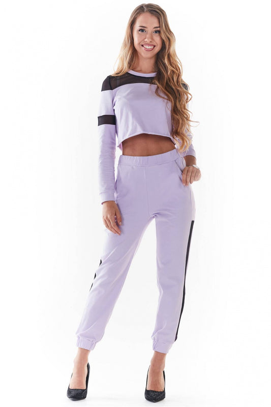 Violet Tracksuit trousers