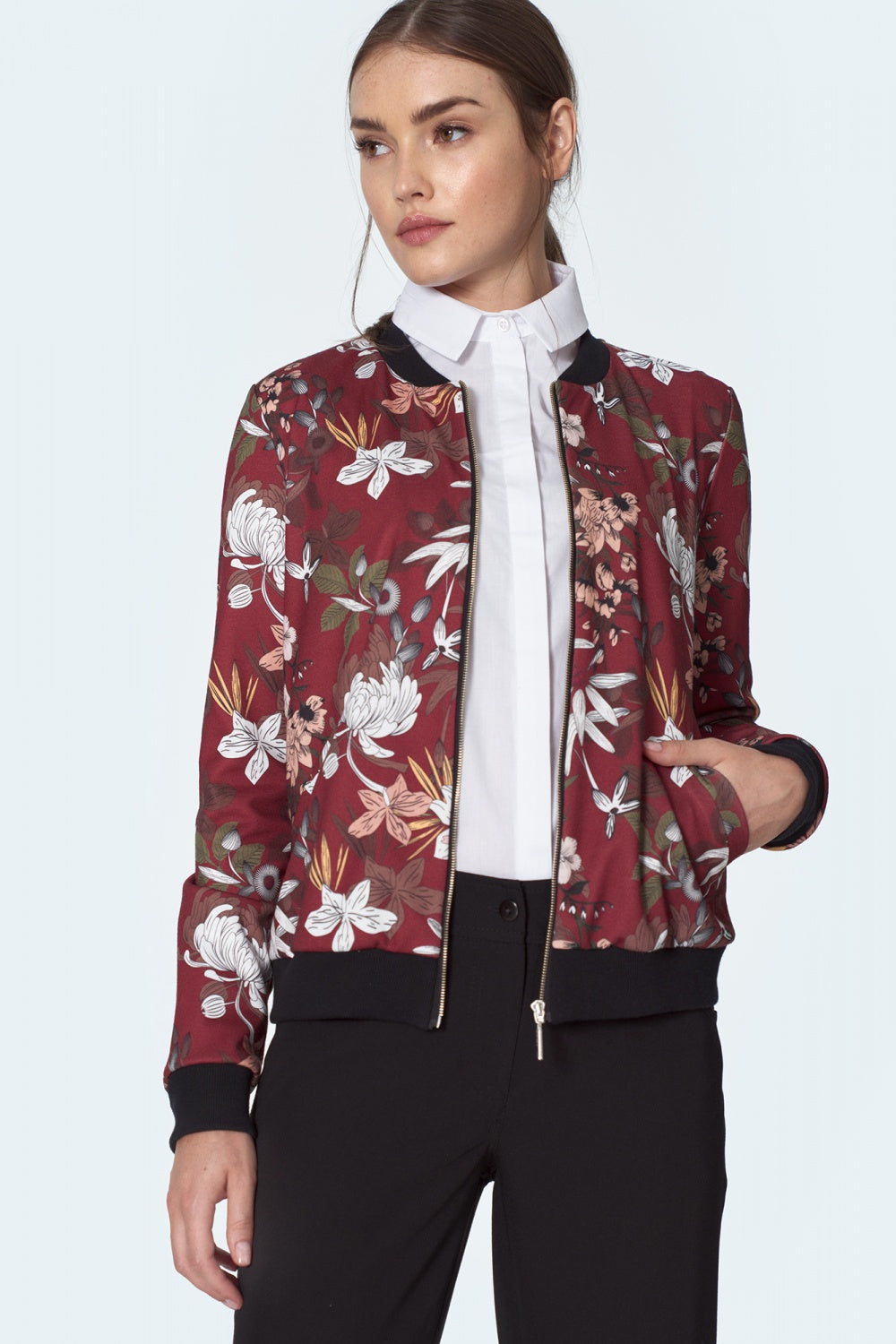 w wiaty BL Flowers Bordo Jacket