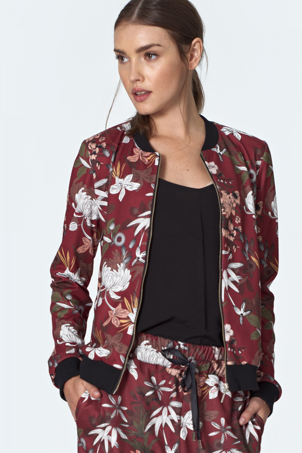 w wiaty BL Flowers Bordo Jacket