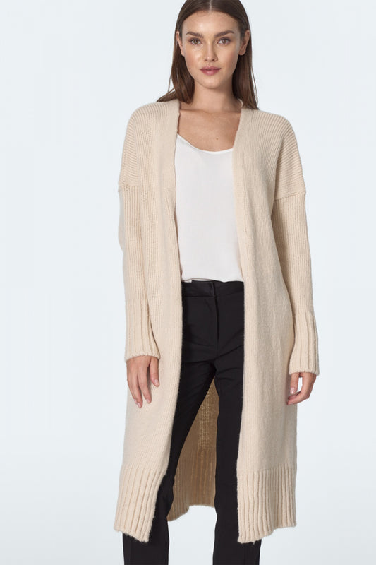 w kolorze ecru SW Ecru Cardigan
