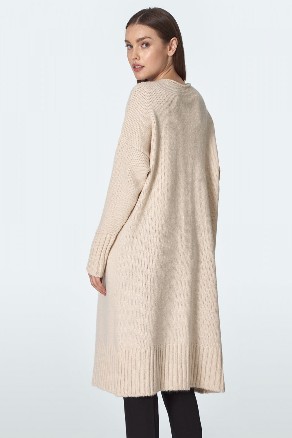 w kolorze ecru SW Ecru Cardigan