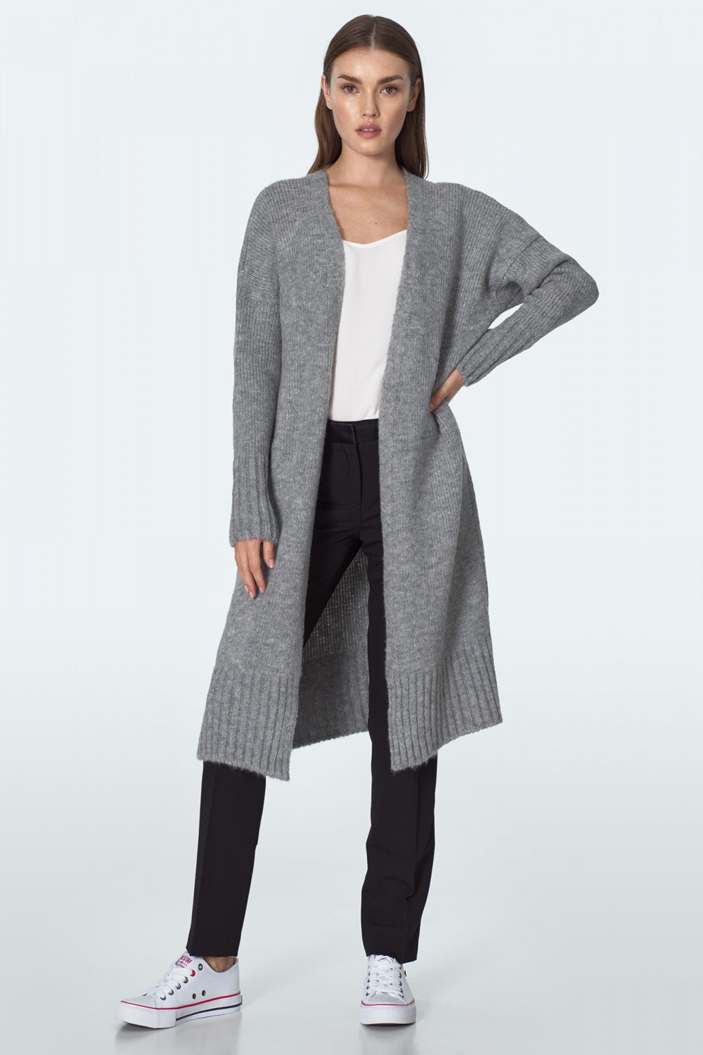 w kolorze szarym SW Grey Cardigan