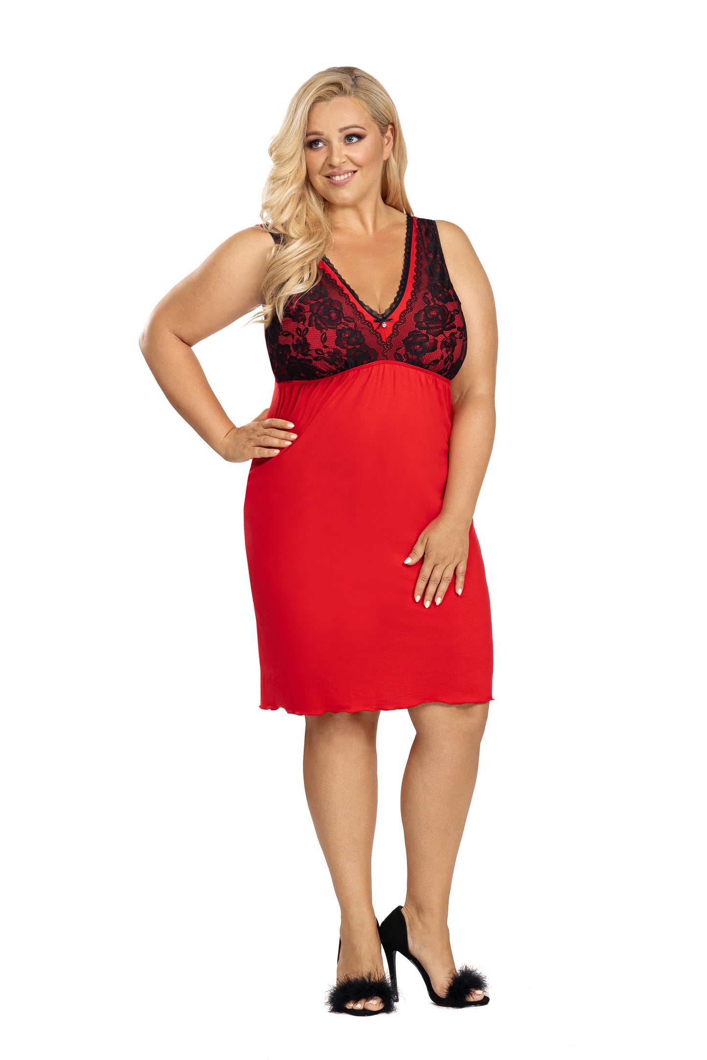 Plus Red Sexy shirt