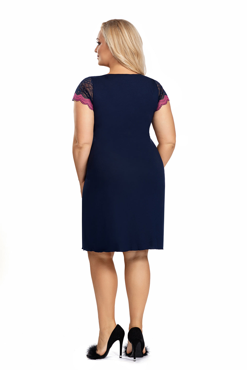 Plus Navy Sexy shirt