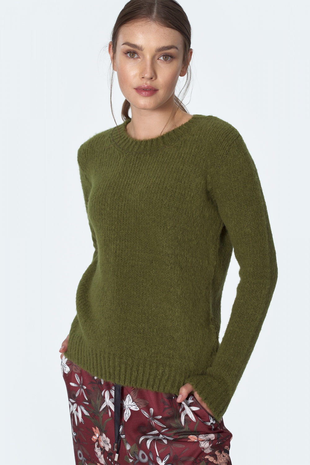 sweter SW Green Jumper
