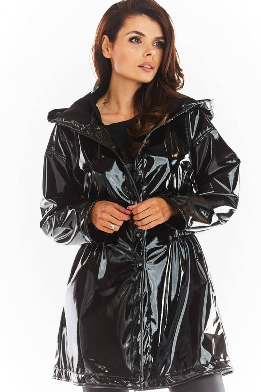Black Lateks Coat