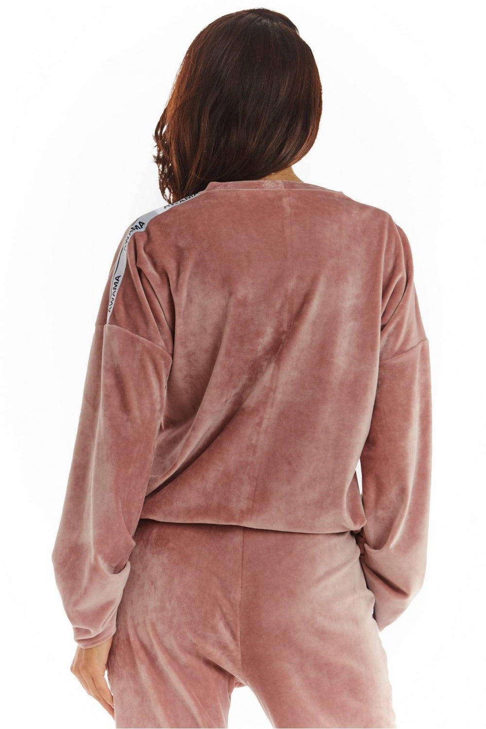 Pink Welur Sweatshirt