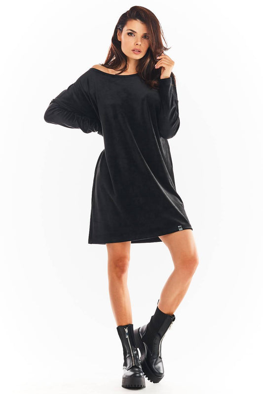 Black Welur Daydress