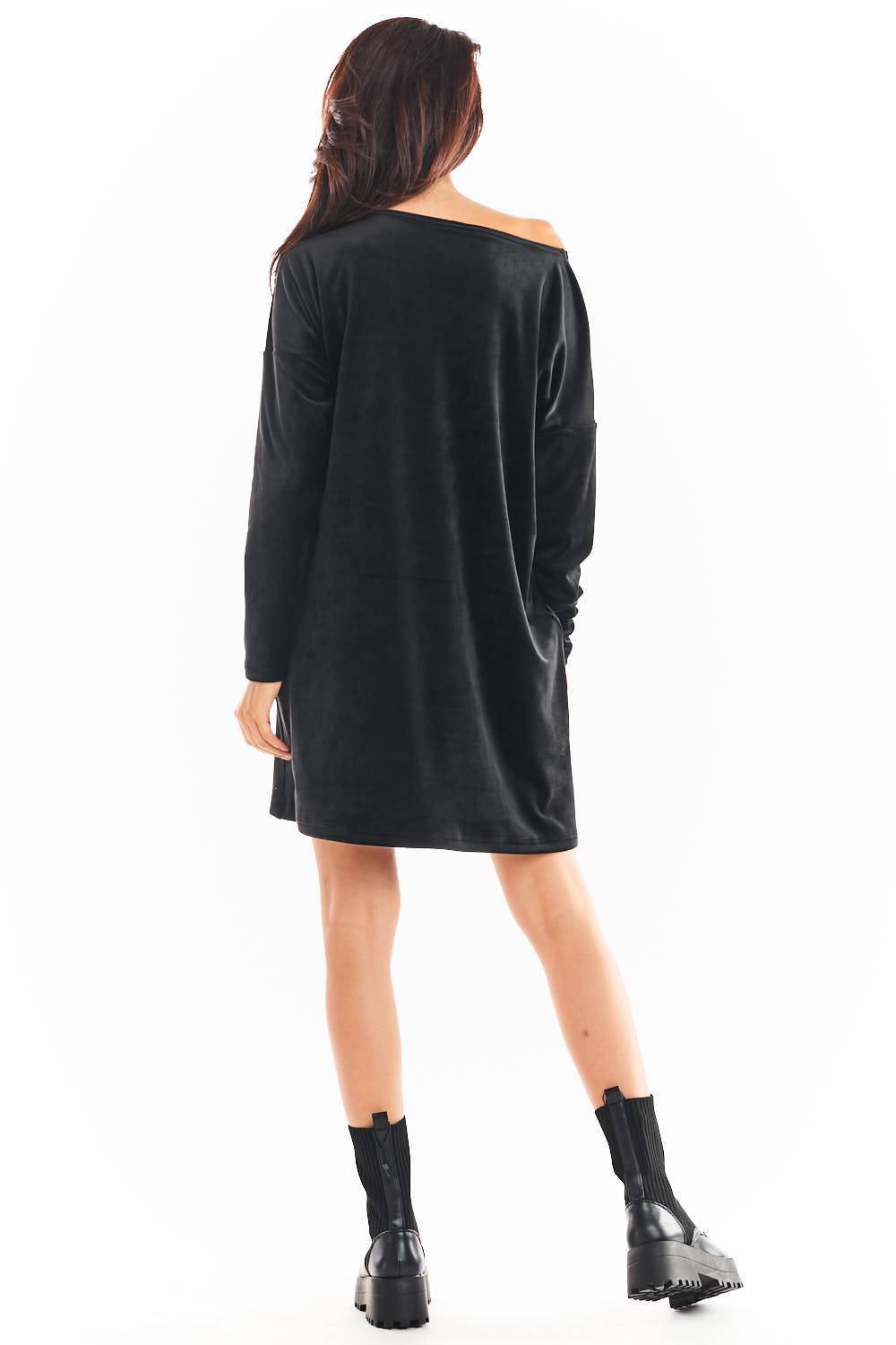 Black Welur Daydress