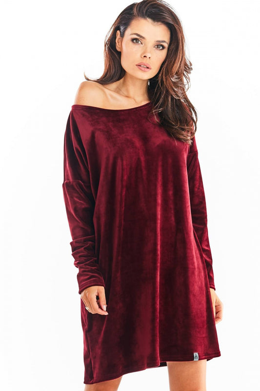 Bordo Welur Daydress