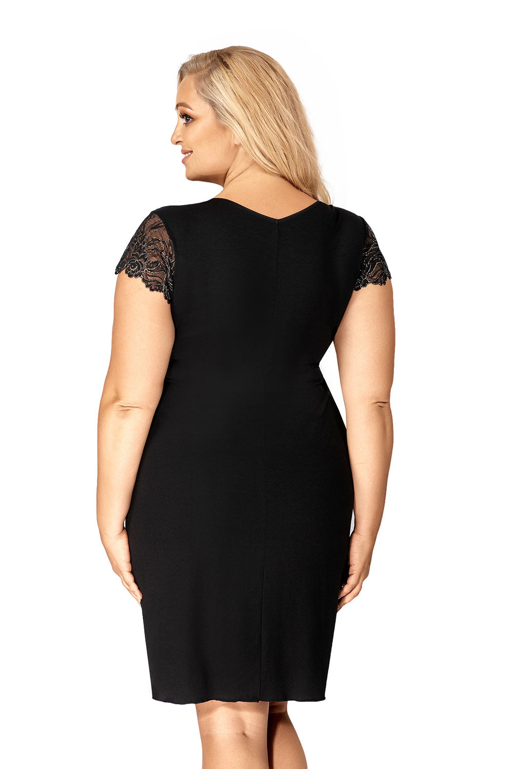 Plus Black Sexy shirt