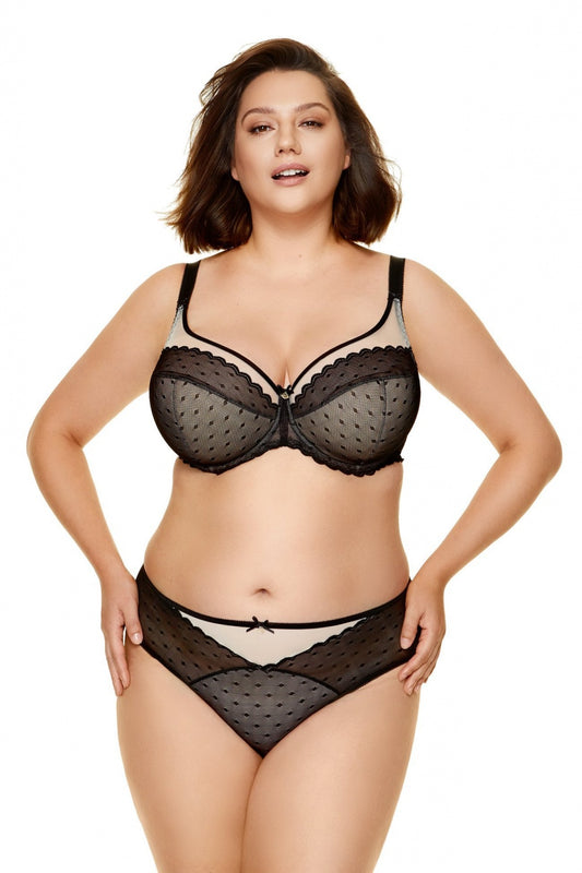 B Black Beige Semi-soft