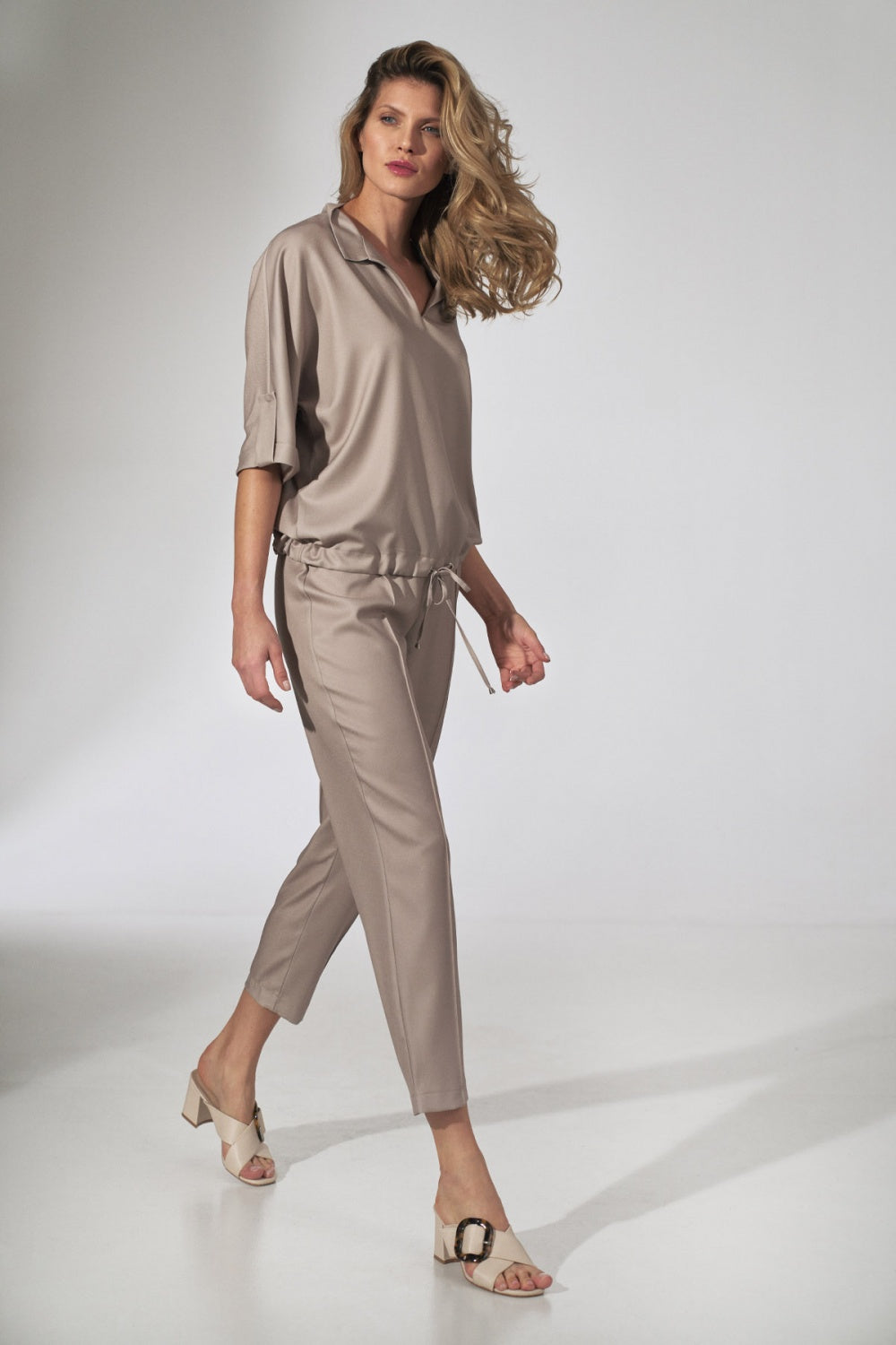 Beige Women trousers