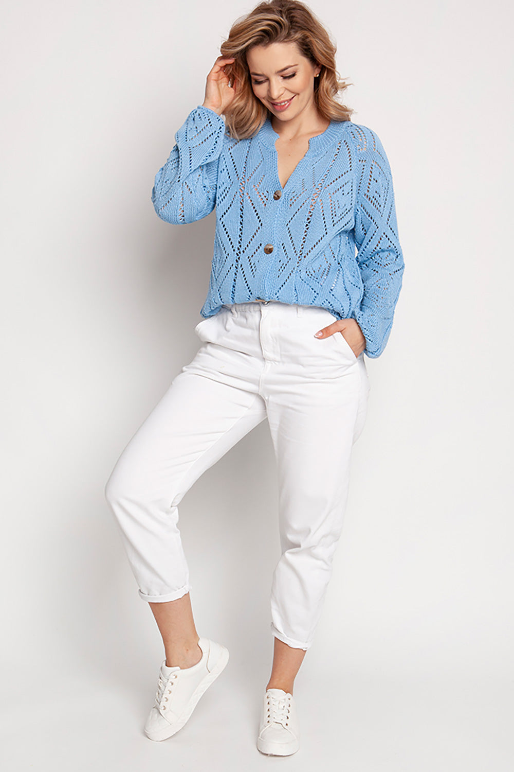 Blue Cardigan