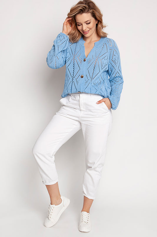 Blue Cardigan
