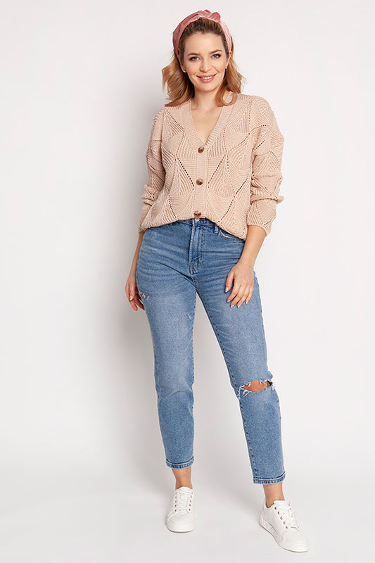 Beige Cardigan