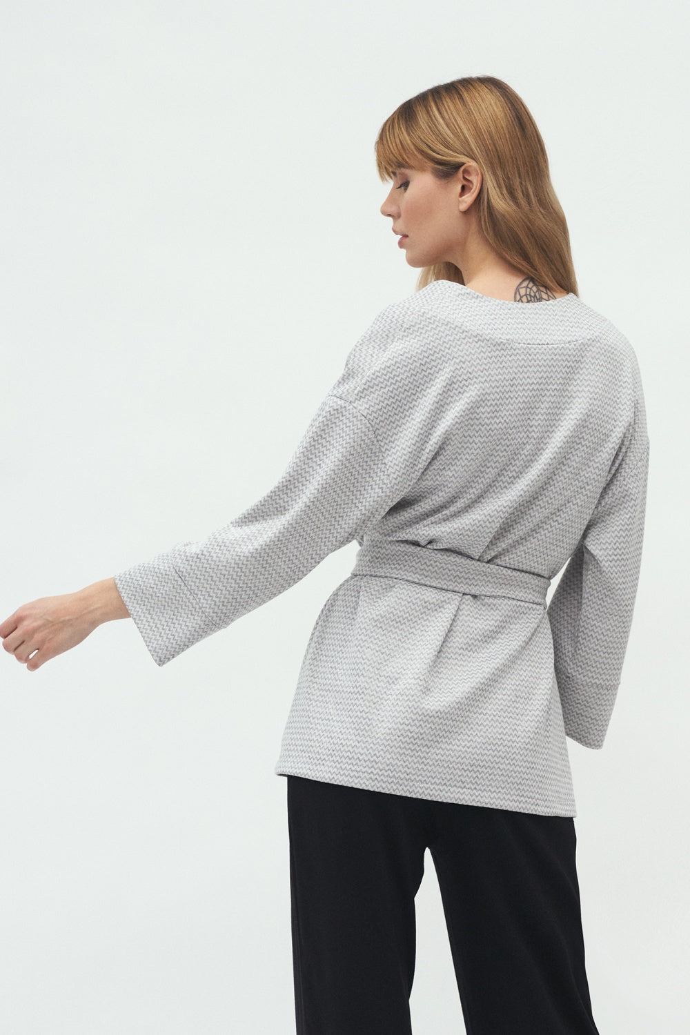we wzór Z Grey Cardigan