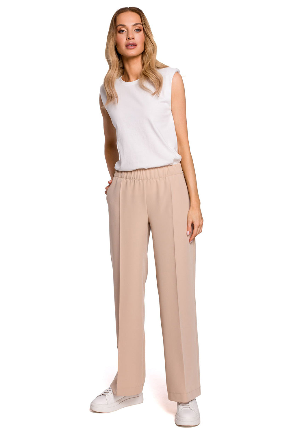 Beige Trousers