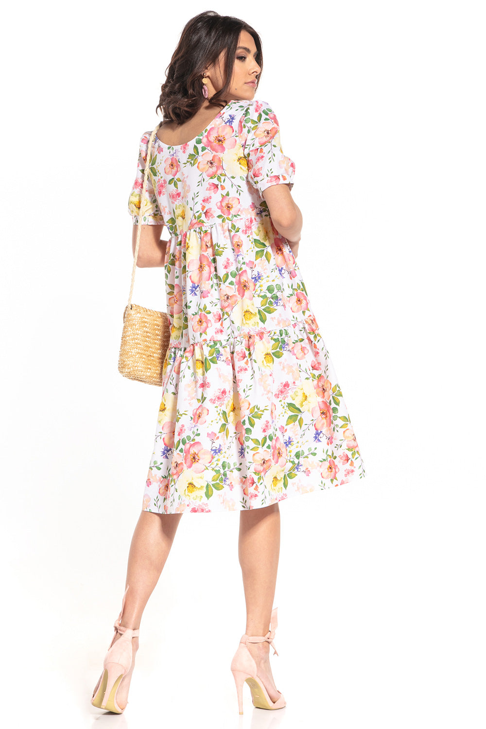 Wielokolorowe Kwiaty Daydress