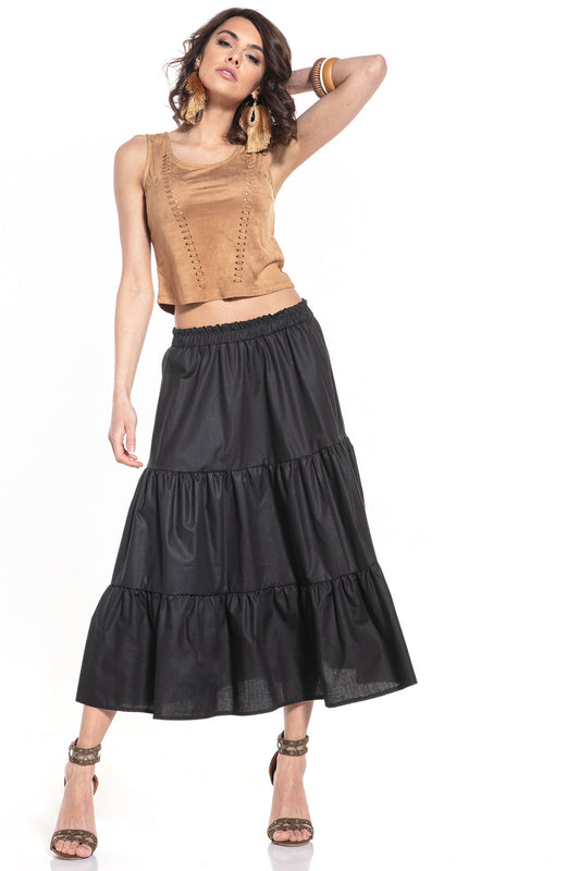Black Long skirt