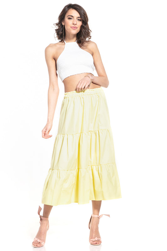 Yellow Long skirt