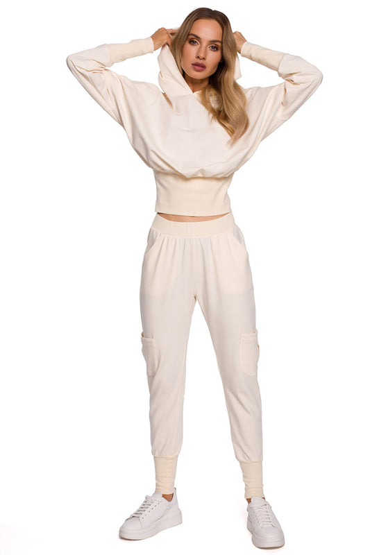 Śmietana Tracksuit trousers