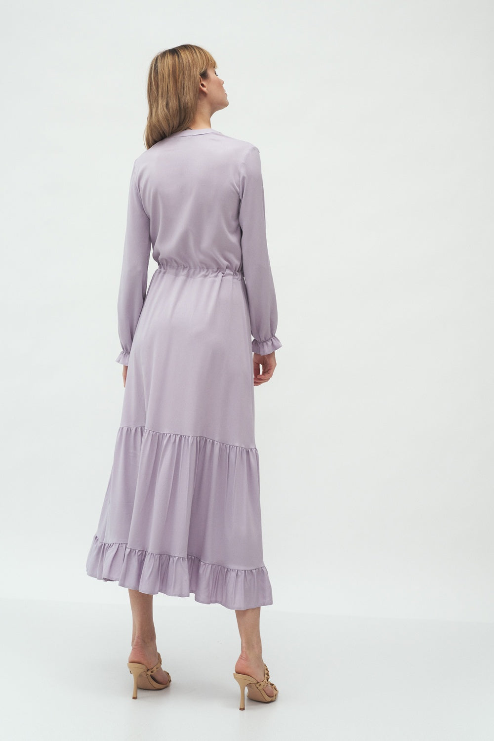 sukienka z falbanką S Lila Daydress