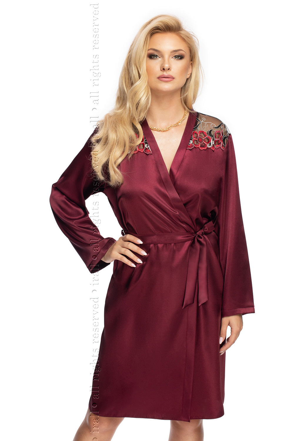 Plum Bathrobe