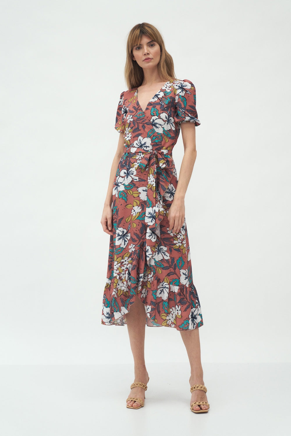 w stylu boho w kwiaty S Flowers Daydress