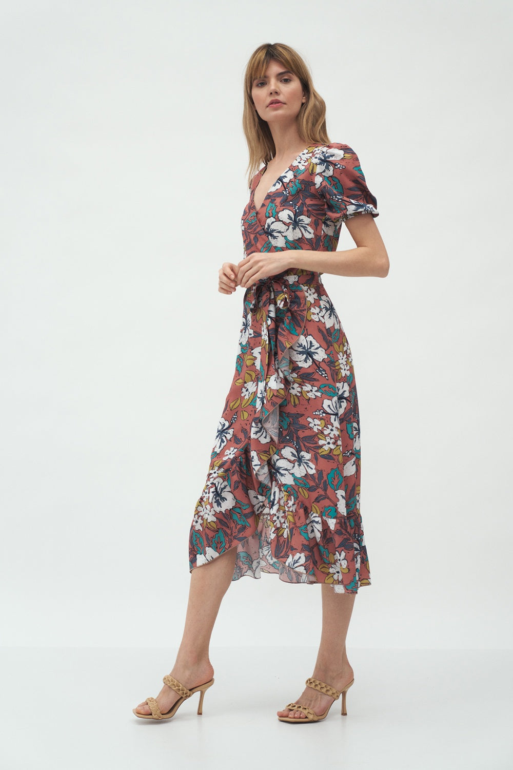 w stylu boho w kwiaty S Flowers Daydress