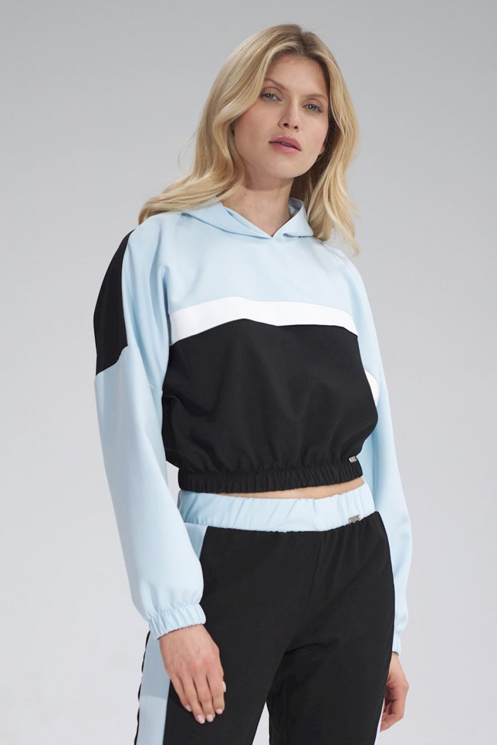 Black Blue Sweatshirt