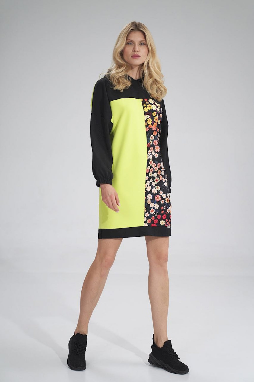 Black Limonka Wzór Daydress