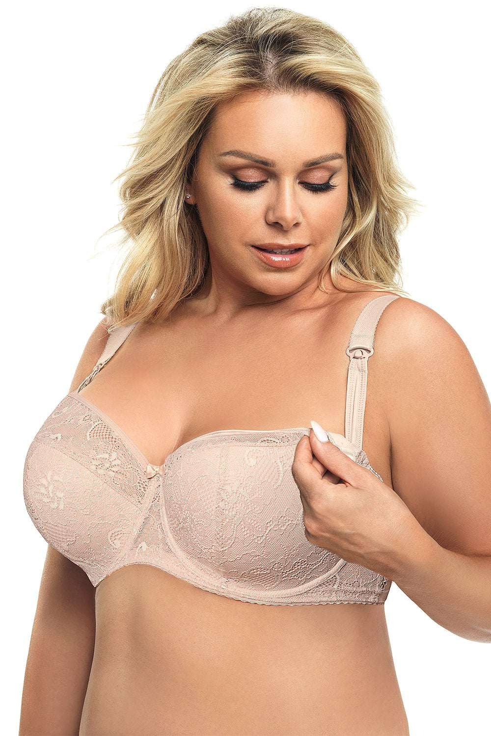 MK Beige Nursing bra