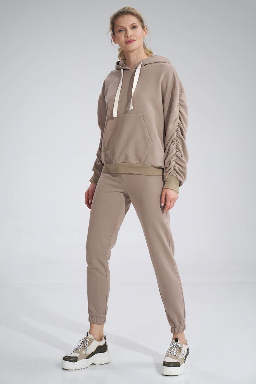 Beige Tracksuit trousers