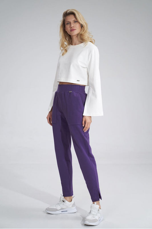 Violet Tracksuit trousers