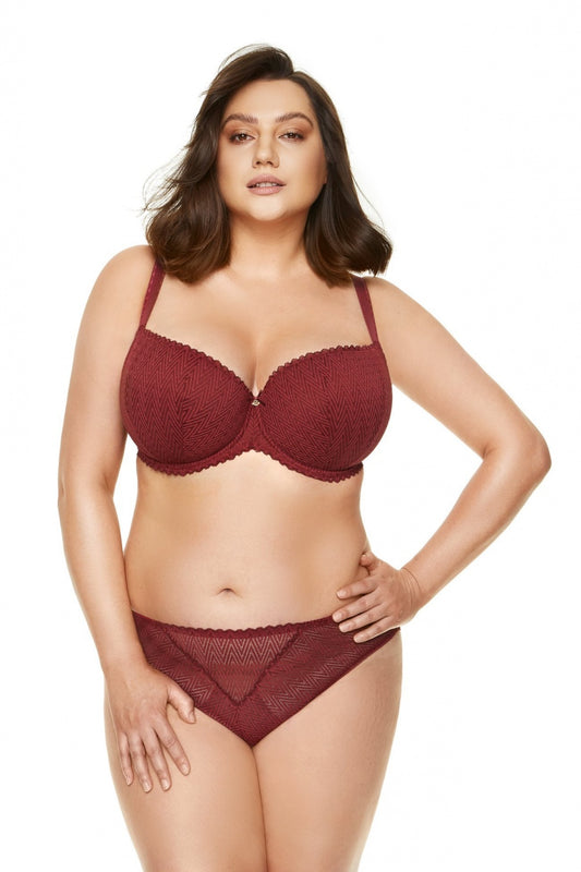 B Burgund Padded bra