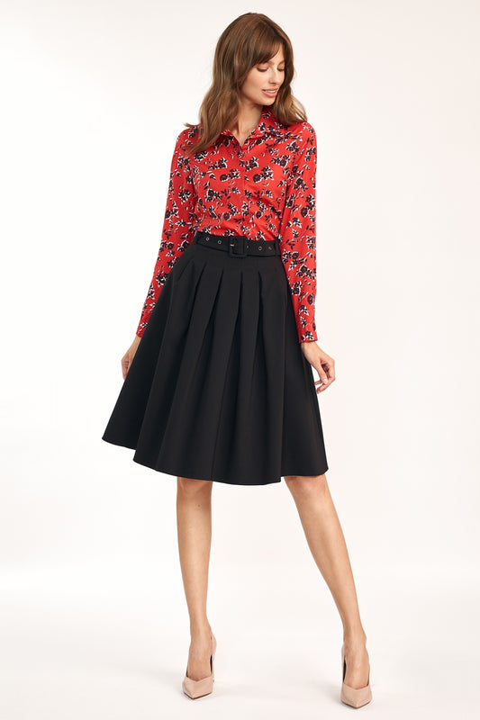 z paskiem w kolorze czarnym SP Black Skirt