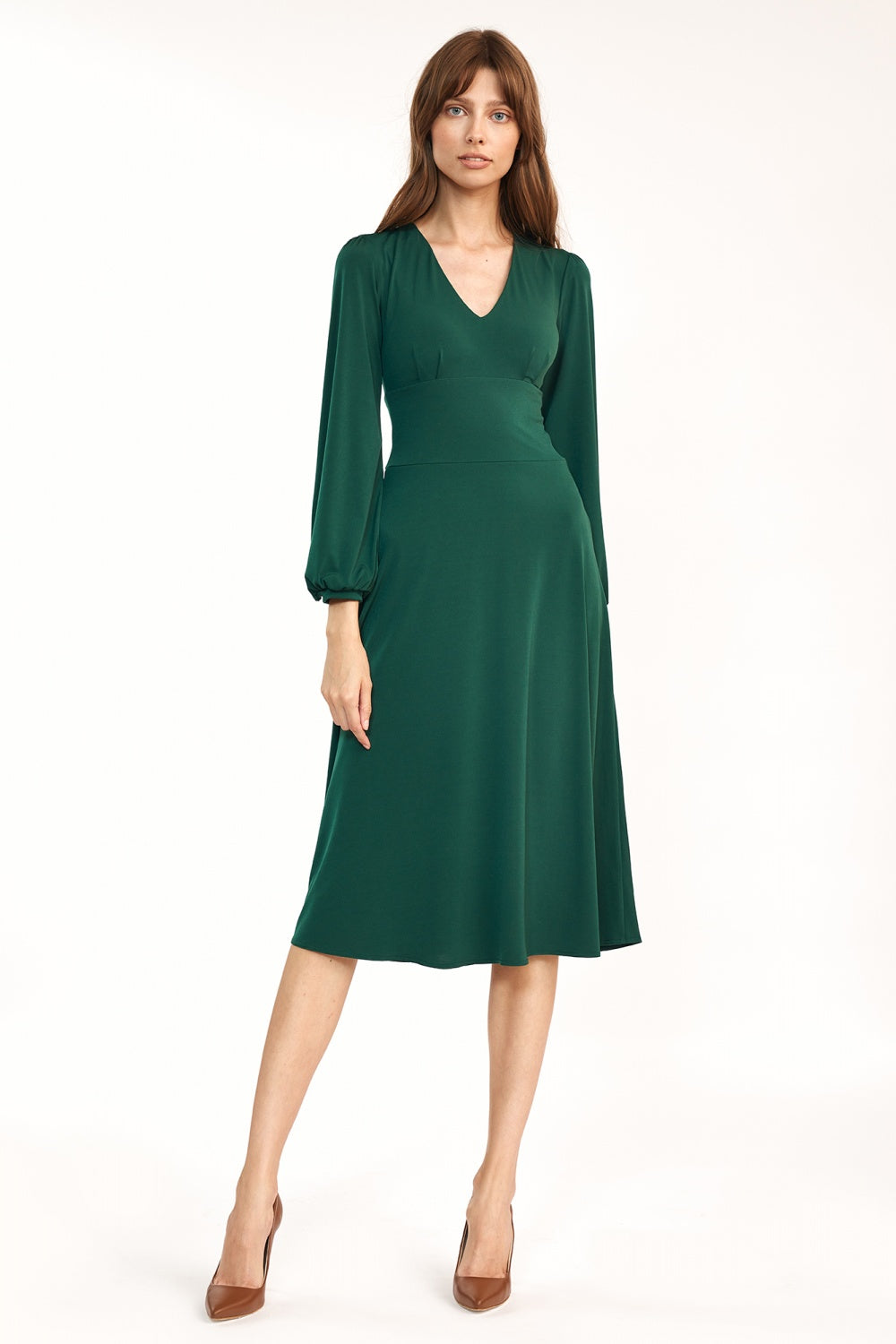 sukienka midi S Green Daydress
