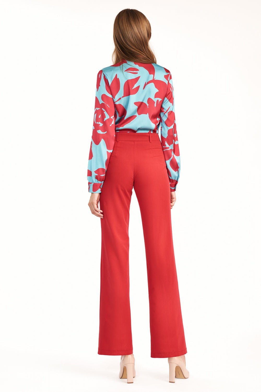 z rozszerzaną nogawką SD Red Women trousers