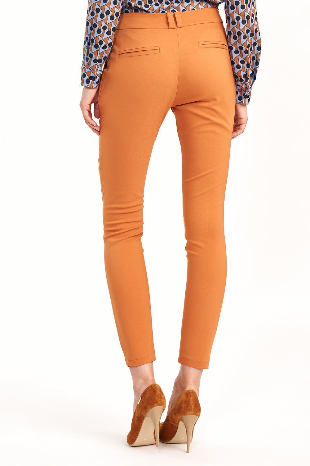 ze zwężanymi nogawkami SD Orange Women trousers