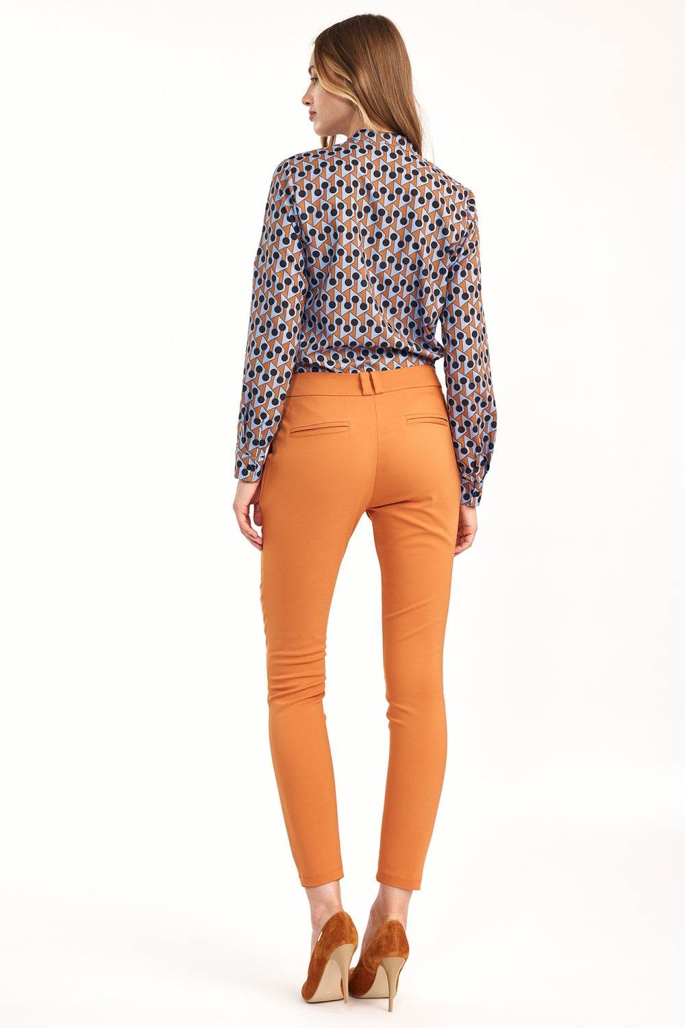 ze zwężanymi nogawkami SD Orange Women trousers