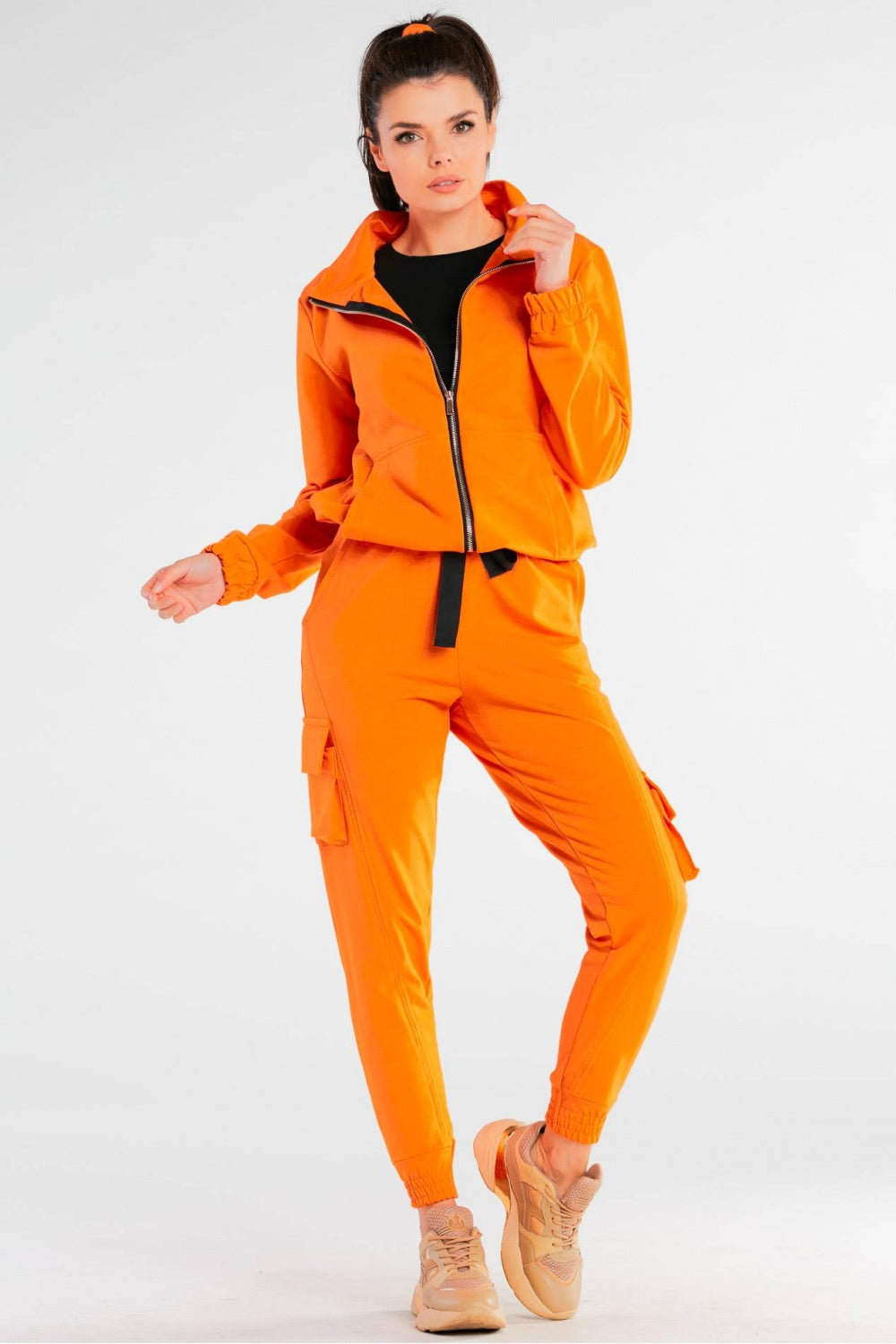 Orange Women trousers