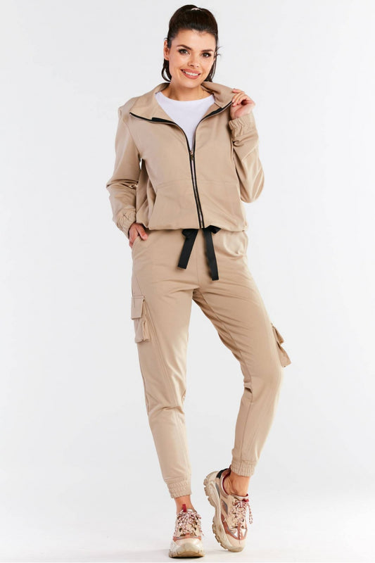 Beige Women trousers