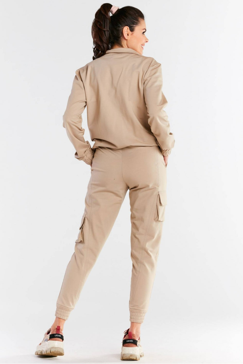 Beige Women trousers