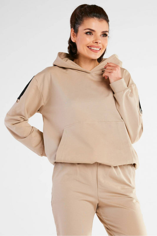 Beige Sweatshirt