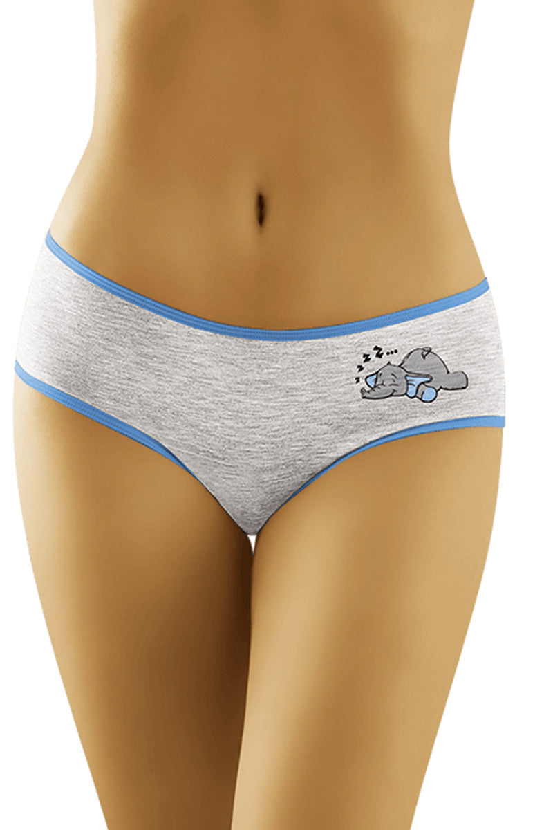 Słonik Melange Grey Panties