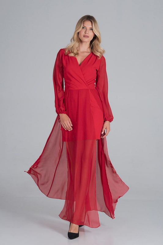 Red Evening dress