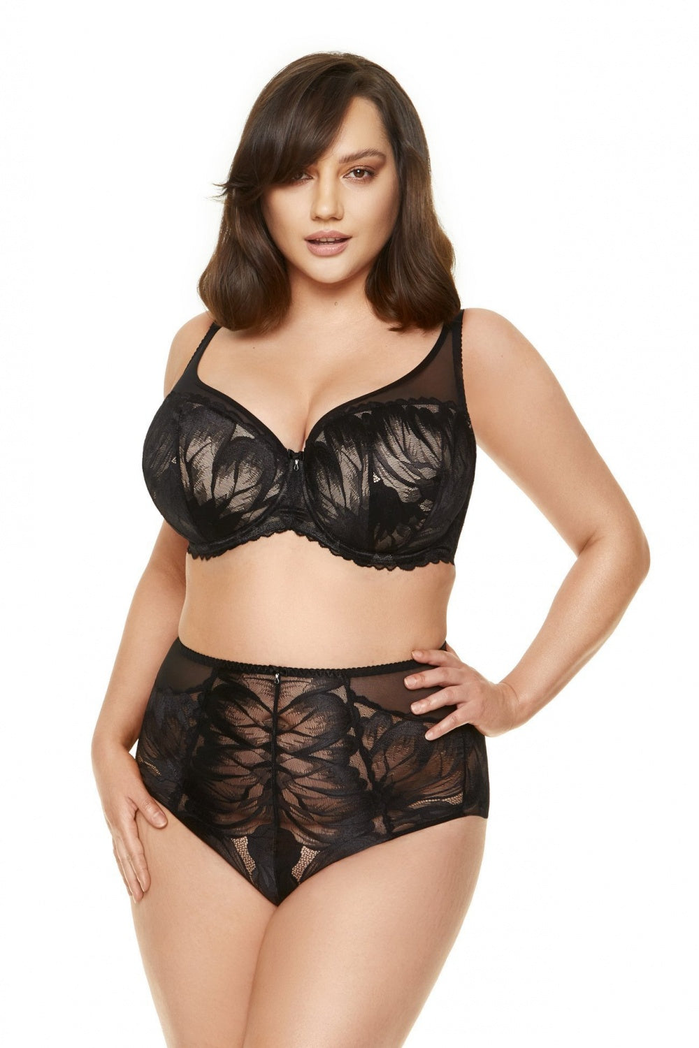 B Black Padded bra