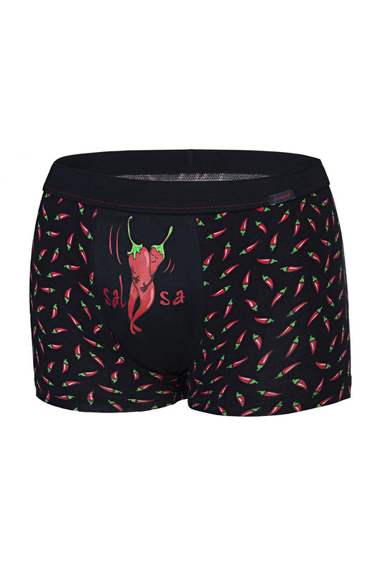 Navy Red Boxers